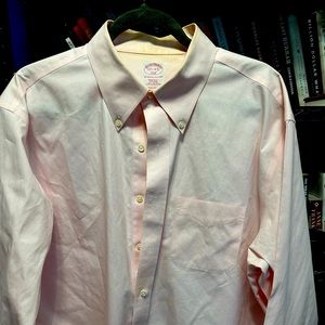 Rooks brothers button down dress shirt pink
